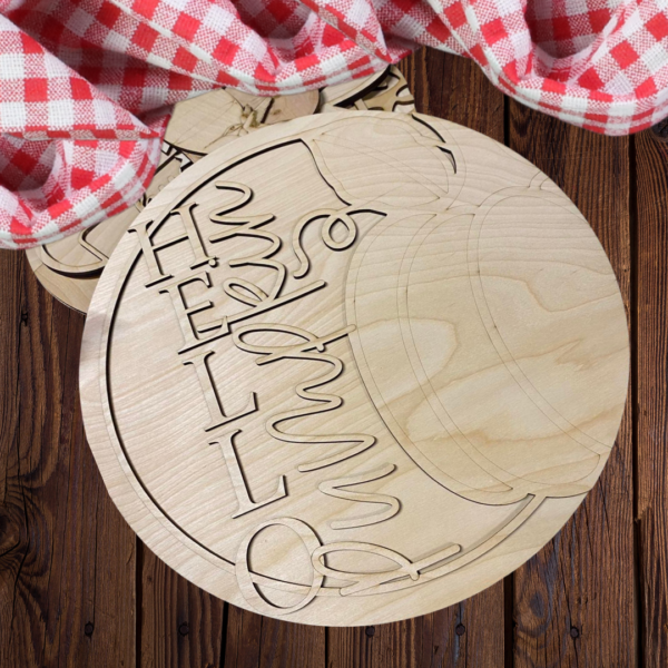 Fall Pumpkin Door Hanger - Image 3