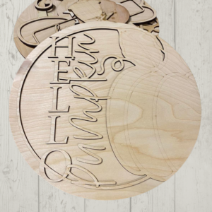 Fall Pumpkin Door Hanger