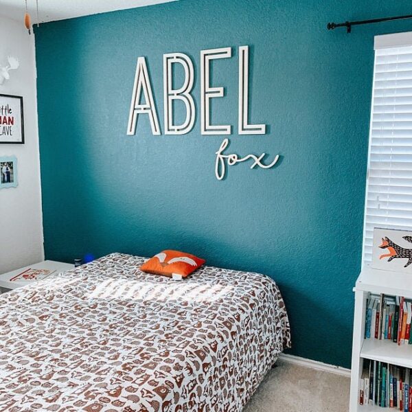 Custom Wood Name Sign - Image 2