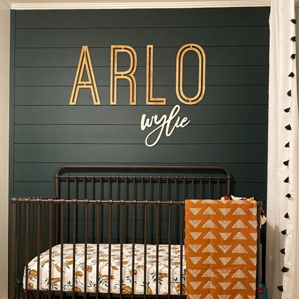 Custom Wood Name Sign