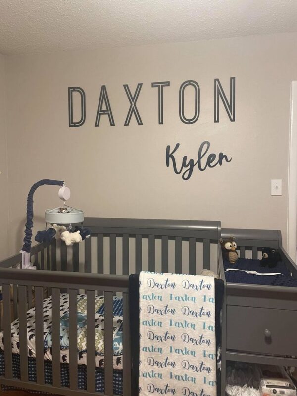 Custom Wood Name Sign - Image 3