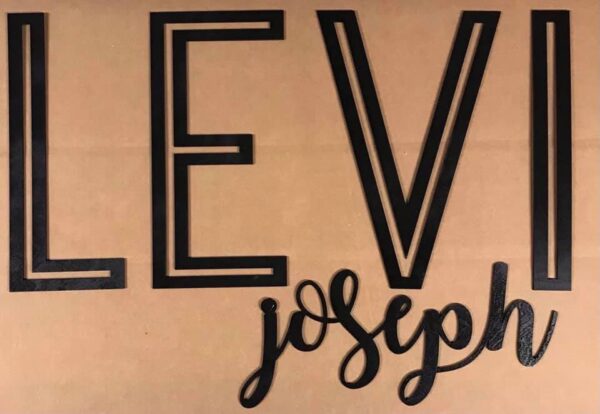 Custom Wood Name Sign - Image 6