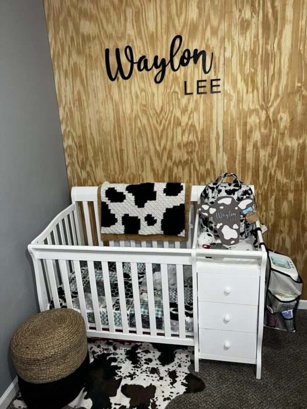 Custom Wood Name Sign - Image 5